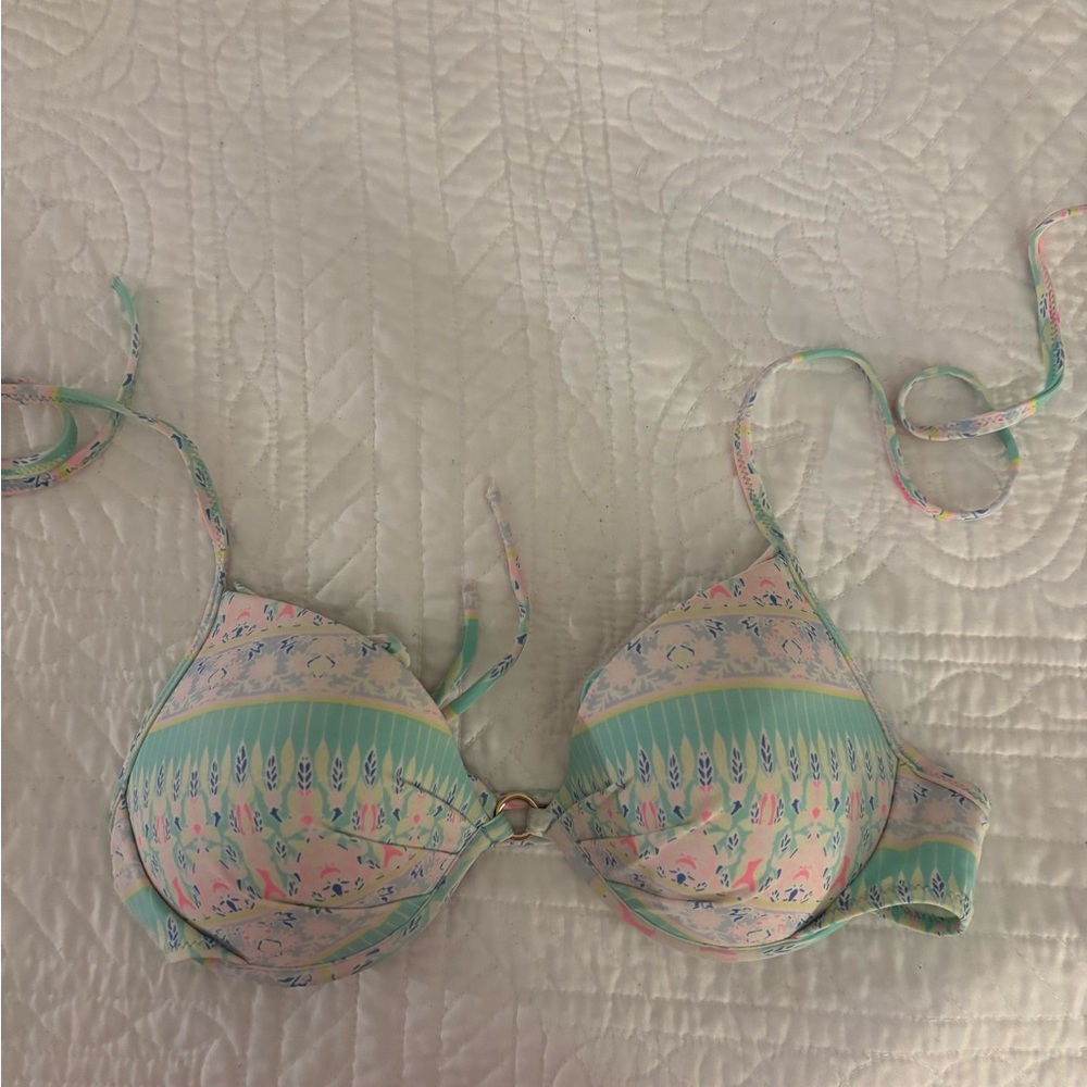 Victoria's Secret Pastel Floral bikini top